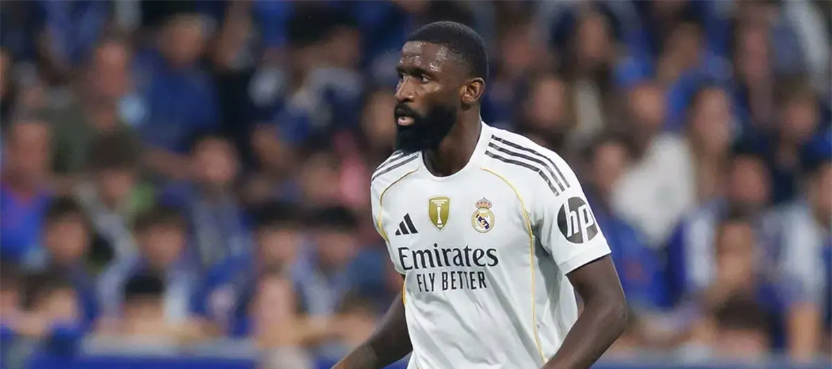 Antonio Rüdiger sufre lesión que lo dejará fuera entre 2 y 3 meses