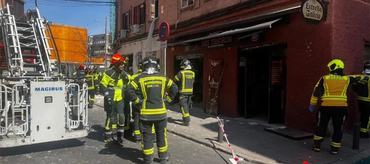 Explosión en bar de Madrid deja 25 personas heridas