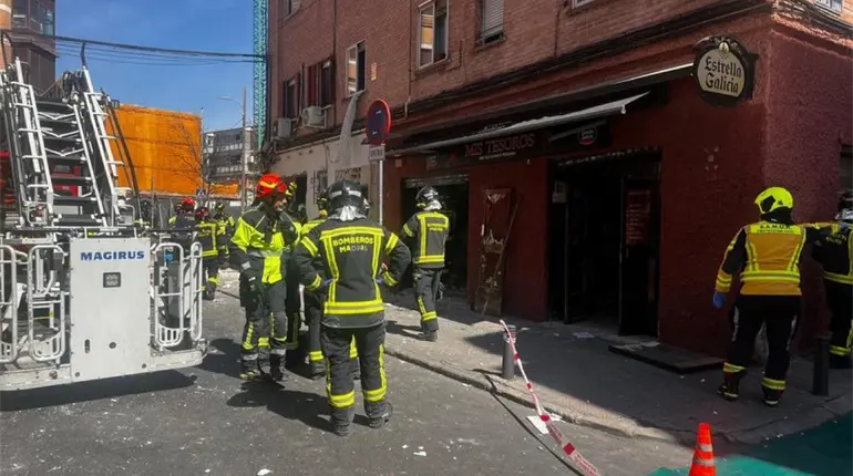 Explosión en bar de Madrid deja 25 personas heridas