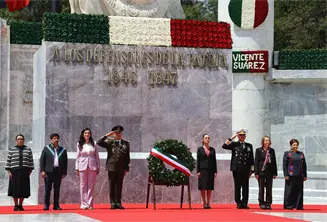 Llaman a jóvenes a alejarse de las drogas y la delincuencia en 178 aniversario de la Gesta Heroica de Niños Héroes en CDMX