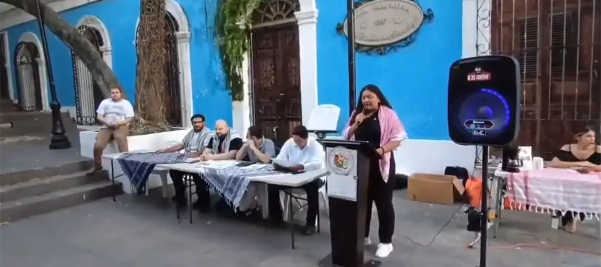 Alzan la voz desde Tabasco para hacer visible el genocidio en Palestina