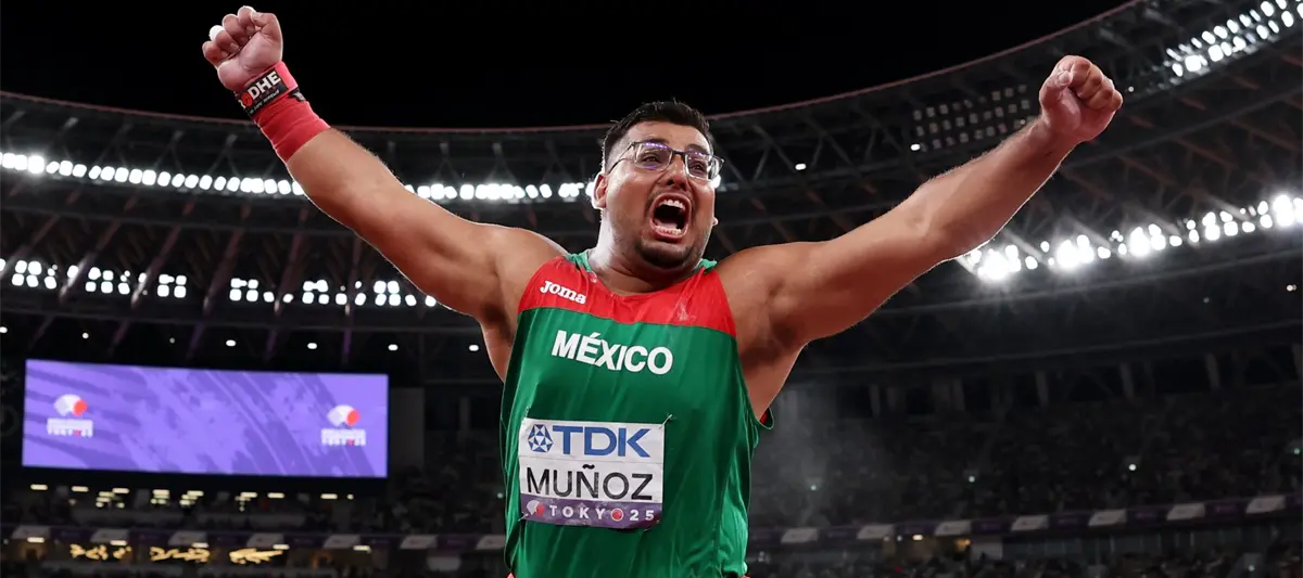 Uziel Muñoz gana plata para México en Mundial de Atletismo 2025