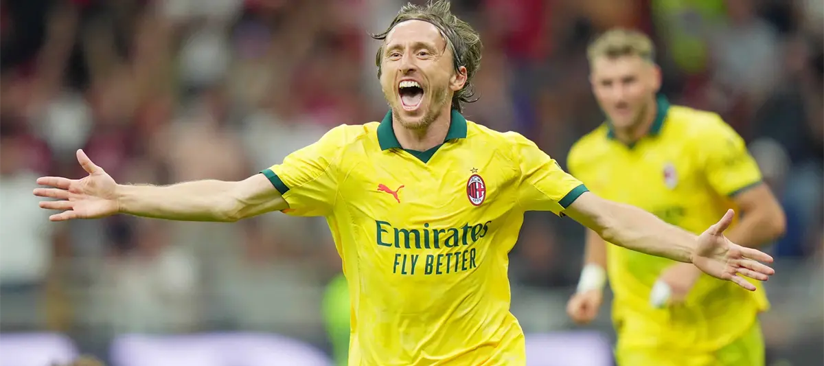 Con gol de Modric, Milan vence por la mínima a Bolonia