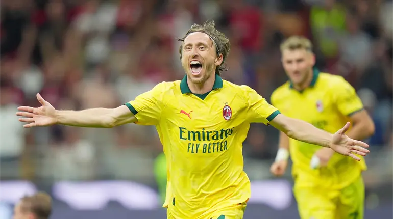 Con gol de Modric, Milan vence por la mínima a Bolonia