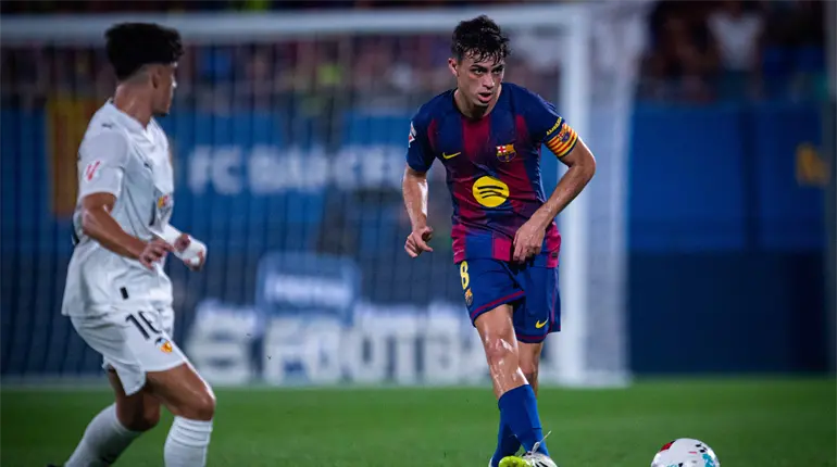 Sin Lamine Yamal, Barcelona golea al Valencia en el Johan Cruyff