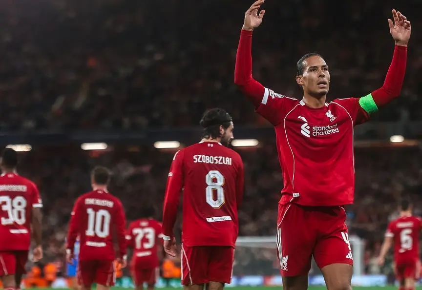 Con gol de Van Dijk, Liverpool gana 3-2 al Atlético en Champions