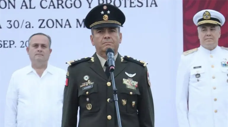 Jesús Alejandro Adame Cabrera nuevo comandante de la 30 Zona Militar