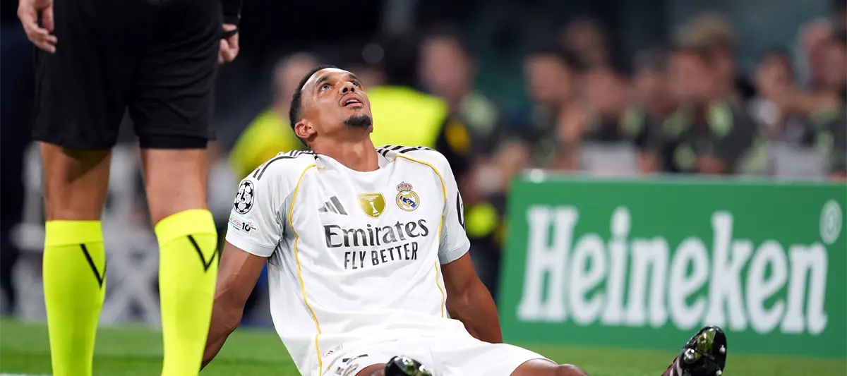Real Madrid confirma lesión de Trent Alexander-Arnold; se perdería el Clásico ante Barcelona
