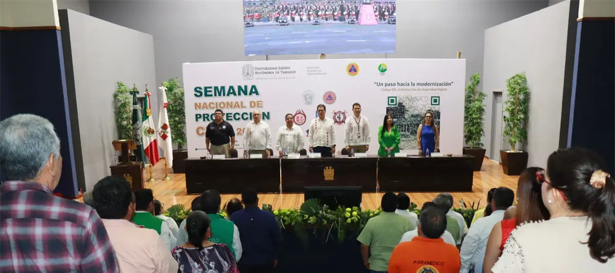 Inauguran Semana Nacional de PC en Tabasco, enfocada en Códigos QR como señalización