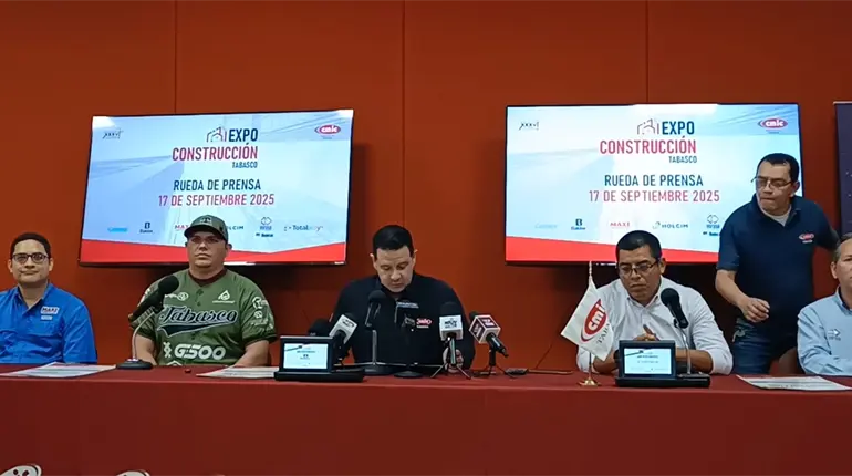 Anuncia CMIC Expo Construcción Tabasco 2025 el 24 y 25 de septiembre en el Gran Salón Villahermosa