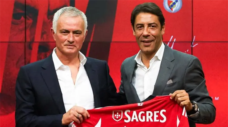 Casi 25 años después, José Mourinho volverá a dirigir al Benfica