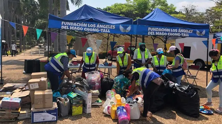 Convoca ´Los Ángeles del Mago Chon-Tall´ a jornada de recolección de materiales reciclables