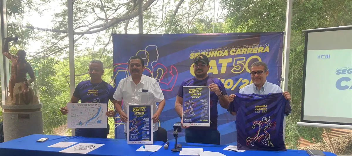 Presentan la segunda carrera CAT 50 años, para el próximo 12 de octubre