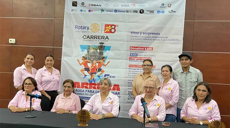 Rotary Tabasco anuncia su 8va carrera atlética