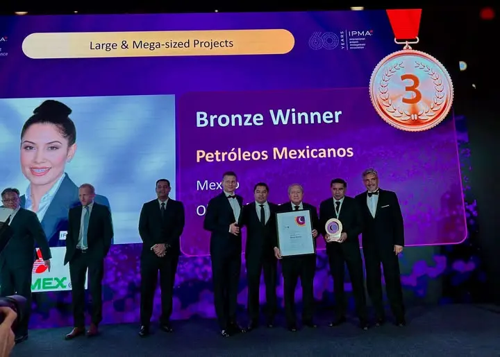 Refinería Olmeca de Pemex gana bronce en los premios IPMA 2025