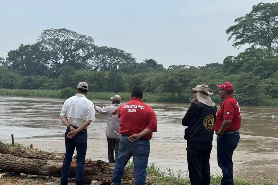 "No hay riesgo": Protección Civil al revisar nivel del Río de La Sierra