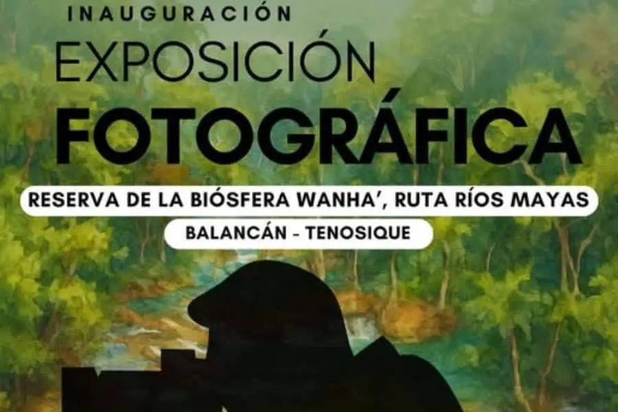 Inauguran exposición fotográfica sobre la reserva de Wanha´ en Plaza Deportiva de Villahermosa