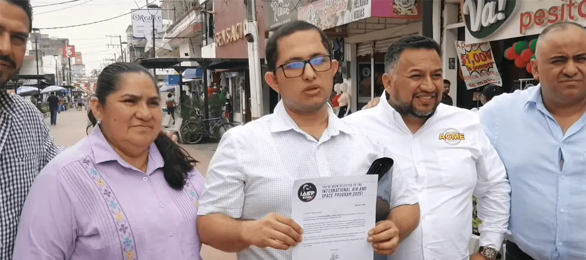 Tabasqueño logra carta de aceptación para ir a la NASA