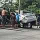 Motociclista pierde la vida al derrapar en la Villahermosa-Teapa