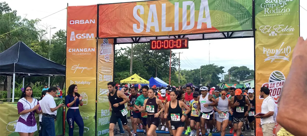 Se realiza con éxito la Segunda Carrera Rodizio; confirman medio maratón para 2026