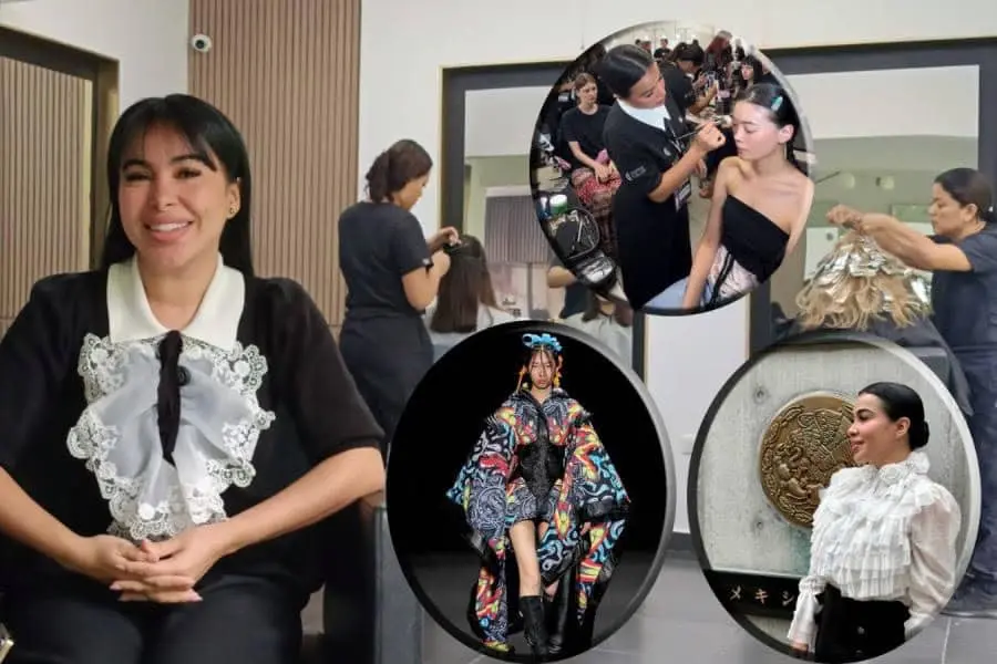 "No duden de su talento": Estilista tabasqueña pone en alto a México en semana de la moda en Tokio