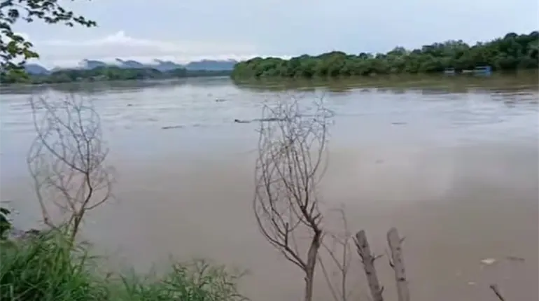 Sem&aacute;foro de r&iacute;os en Tabasco se mantiene en rojo por escurrimientos de Chiapas y Guatemala