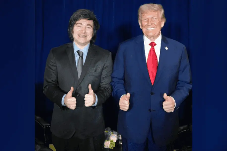 Respalda Trump a Milei en reelección, pero descarta rescate financiero de Argentina