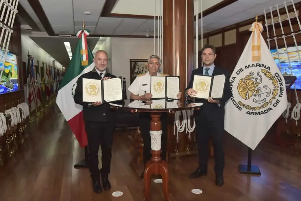 Semar, SICT y SAT firman convenio para combatir contrabando de mercancías ilícitas