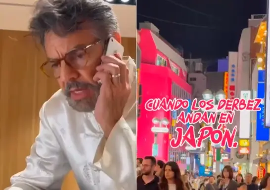 Eugenio Derbez y su hijo José Eduardo, realizan parodia sobre las vacaciones de "Andy" López en Japón