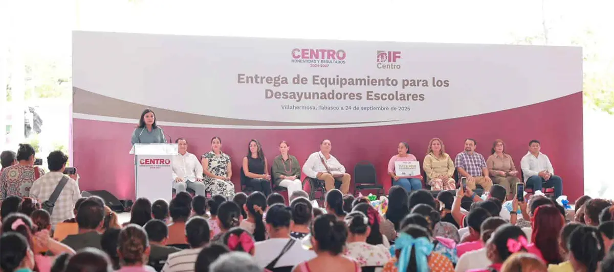 Entrega Centro equipamiento para desayunadores escolares en beneficio de 18 mil estudiantes