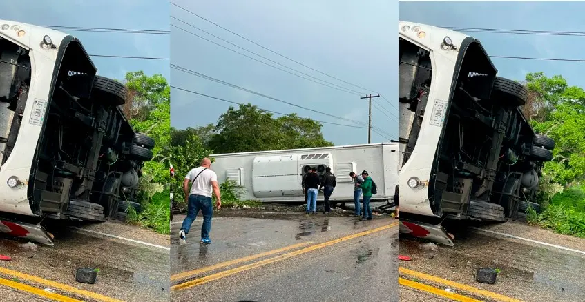Se registra choque por alcance en la Villahermosa-Frontera