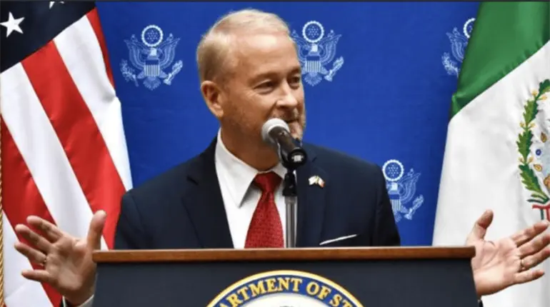 Reconoce Sheinbaum apoyo del embajador Ronald Johnson en temas bilaterales de M&eacute;xico–EE. UU.