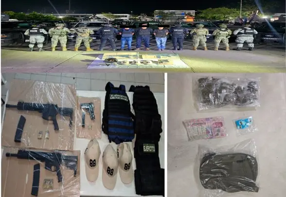 Detienen a 3 presuntos integrantes del CJNG en Centro