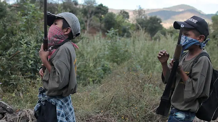 Detienen en Michoacán y Sinaloa a 4 "narco niños"