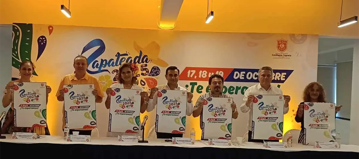 "Zapateada 2025" se realizará del 17 al 19 de octubre en Emiliano Zapata