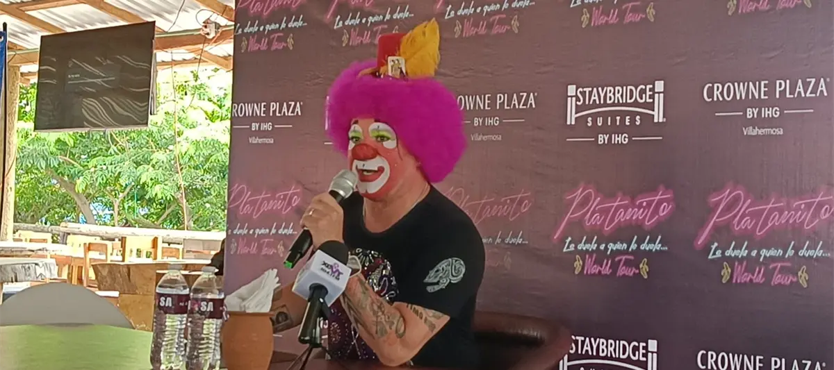 Platanito Show anuncia desde Tabasco su presentación del 24 de octubre en Villahermosa