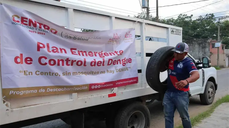 Despliega Centro brigadas del programa de descacharrización para el control del dengue