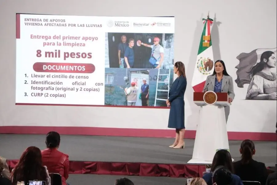 Entregarán vales de limpieza y apoyos de enseres a afectados por inundaciones en CDMX y Edomex