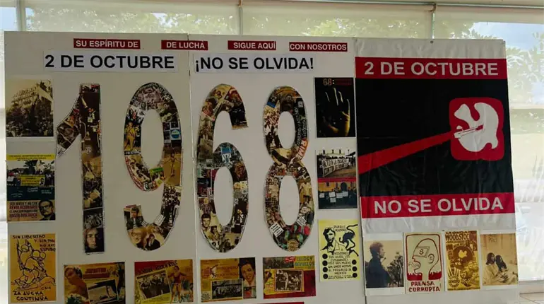 Inauguran exposición "2 de octubre ¡No se olvida! En la UJAT