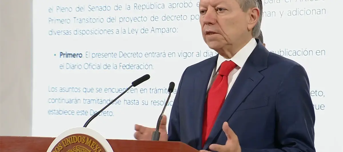 Poder Ejecutivo sugiere al Legislativo clarificar retroactividad en la Ley de Amparo