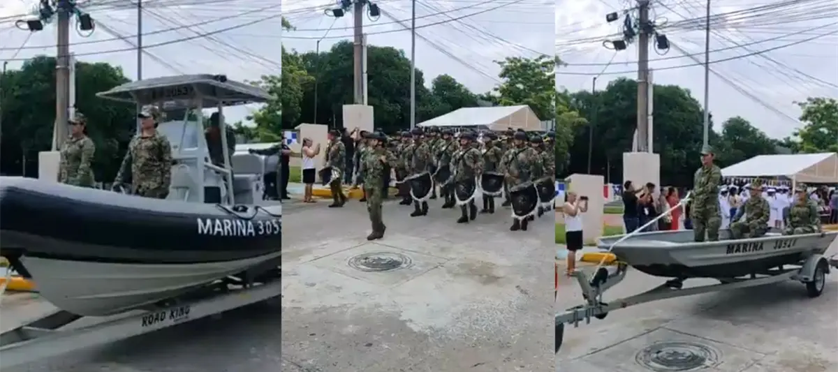 Desde Frontera, la Semar celebra el 204 aniversario de la Armada de México