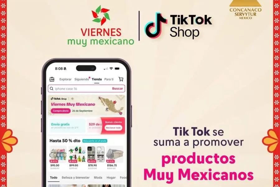 Tiktok México se suma al "Viernes muy mexicano" para impulsar digitalización de empresas familiares: Concanaco