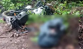 Hallan restos humanos y motocicleta abandonada en ranchería de Comalcalco