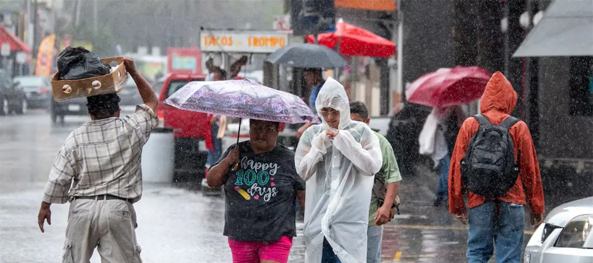 Lluvias muy fuertes con puntuales intensas se esperan para este lunes en algunas zonas de Tabasco