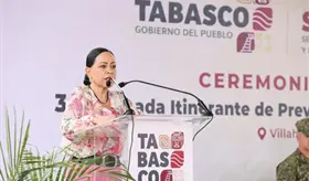 Se dio vista a Seguridad Pública: Setab sobre mantas localizadas en primaria de Comalcalco