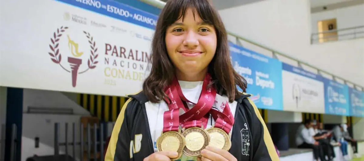 La tabasqueña Romina Ledesma es tricampeona en la Paralimpiada Nacional