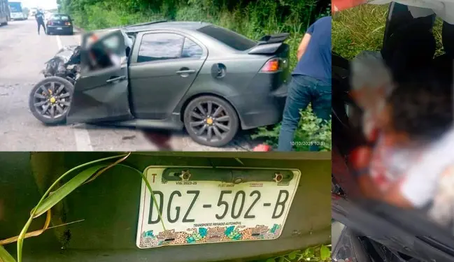 Hombre sufre aparatoso accidente en la Frontera – Ciudad del Carmen