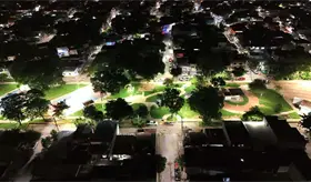 Inaugura gobierno de Centro iluminación integral del parque Sector Explanada, en Gaviotas Norte