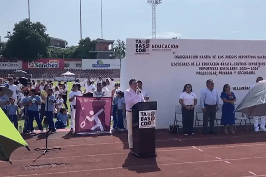 Inauguran los Juegos Deportivos Nacionales Escolares de Educación Básica