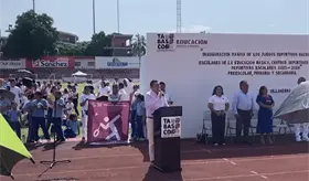 Inauguran los Juegos Deportivos Nacionales Escolares de Educación Básica